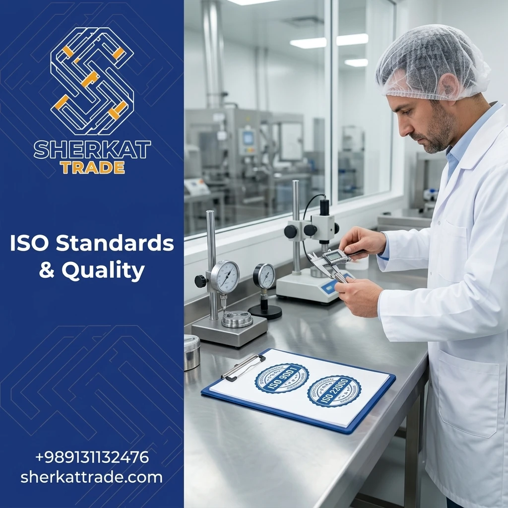 Hil meselesi: Eksport haltalary üçin ISO 9001 we ISO 22000 gollanmasy