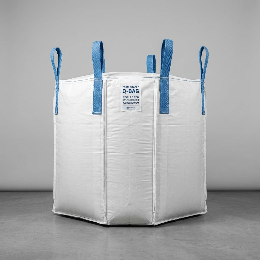 Baffle Q-Bag FIBC (Form-Stable Cubic Jumbo Bags): Bulk Logistics Optimization by SherkatTrade