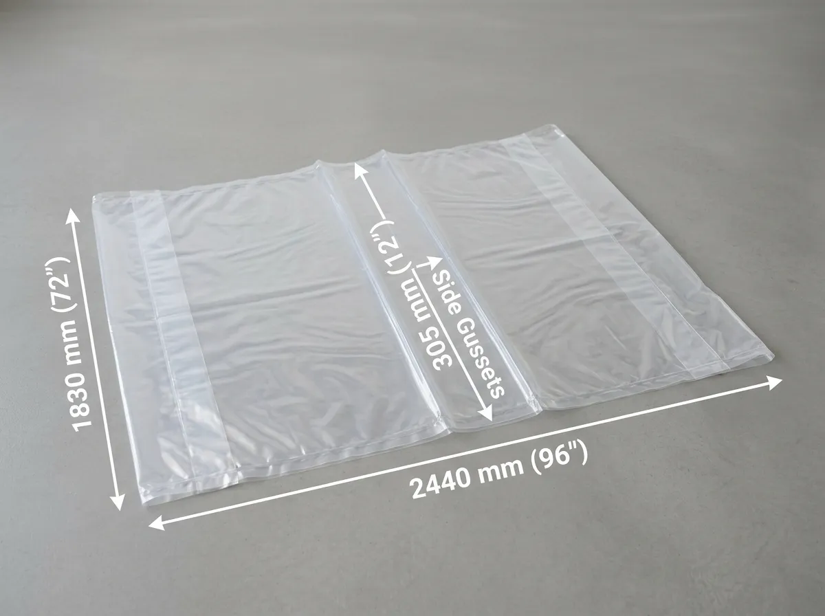 Heavy-Duty 5-Sided Thermal PE Pallet Shrink Bags & Hood Covers: SherkatTrade 3